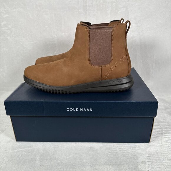 Cole Haan Grand Plus Chelsea Boots Men Size 13 M Lumber Java Brown C38789 NWB - Picture 4 of 9